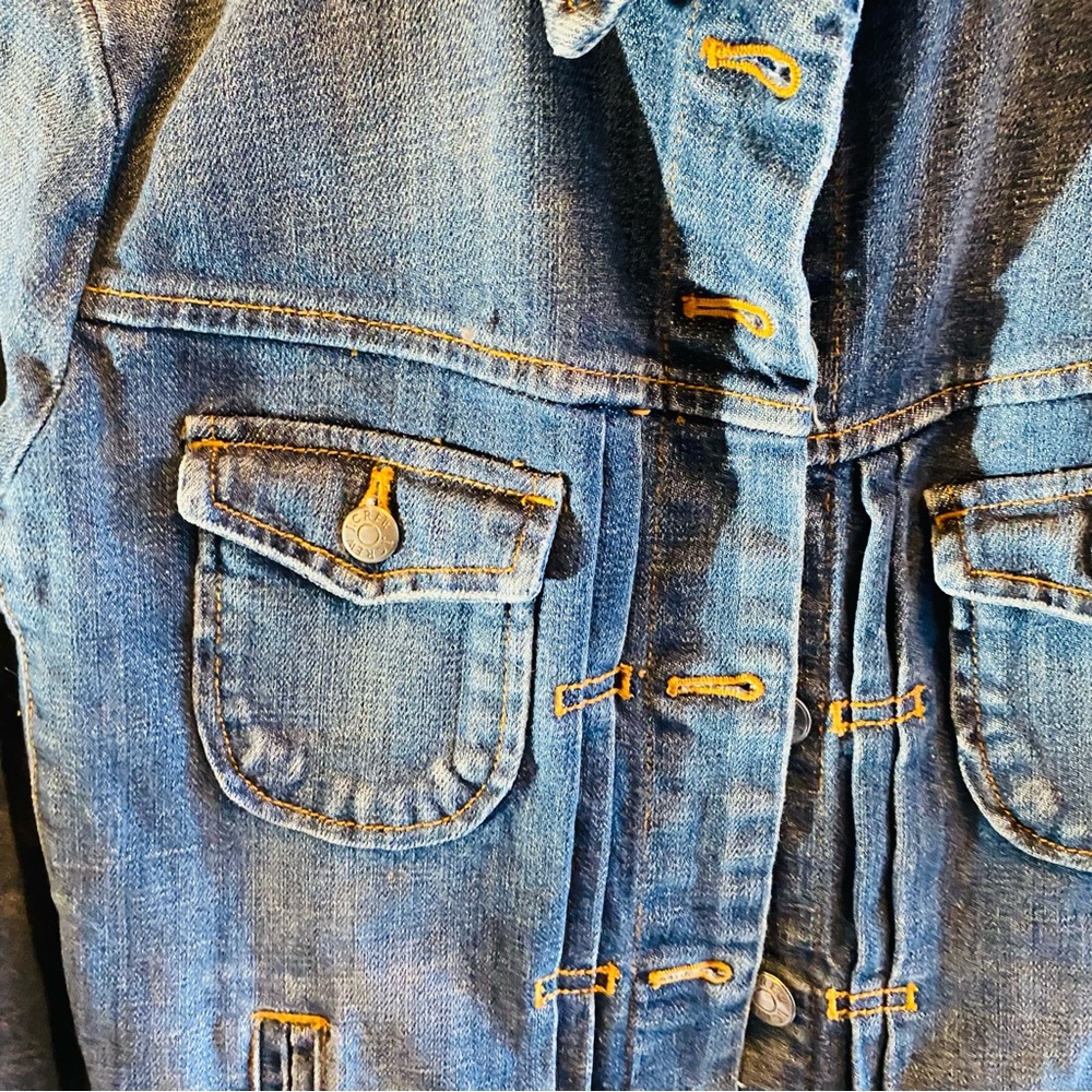 J Crew Vintage New Classic Denim Jacket Recycled Indigo - Picture 7 of 9